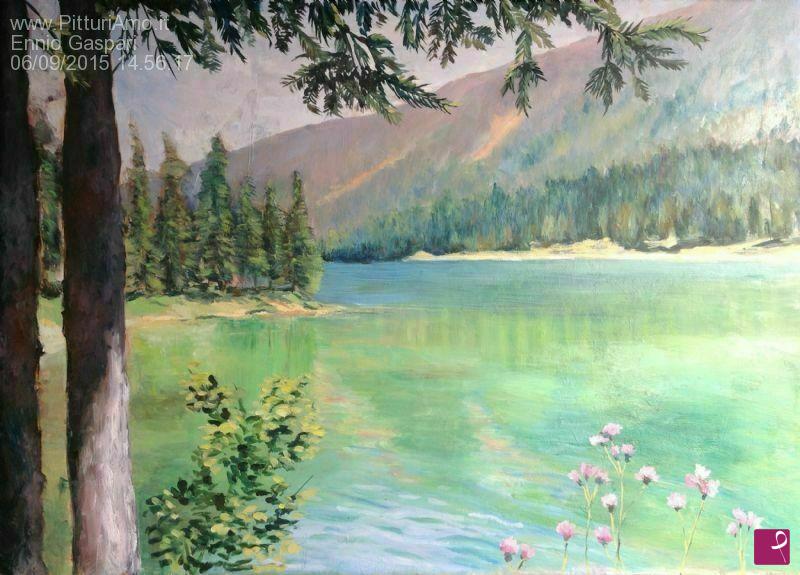 quadri in vendita online - "Lago di Tovel"