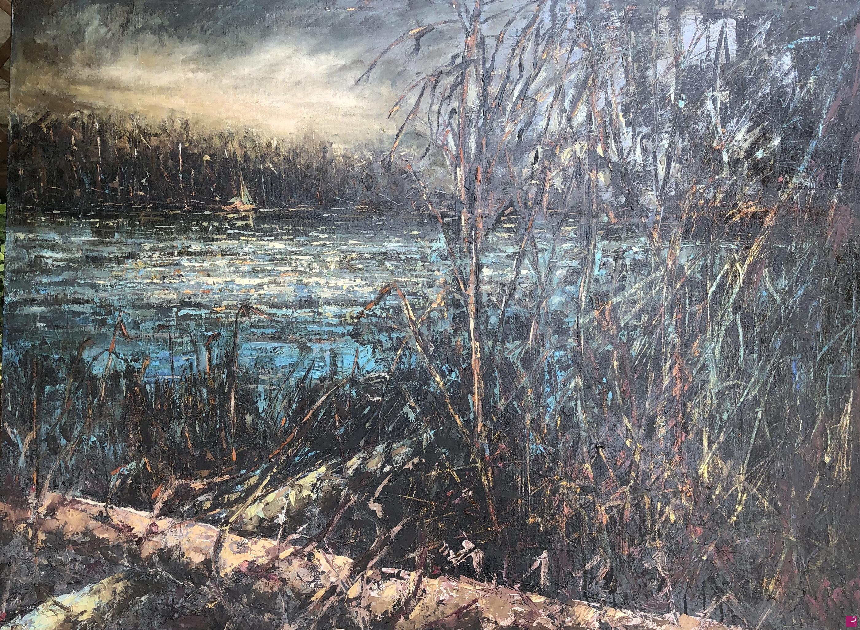 quadri in vendita online - lago di varese