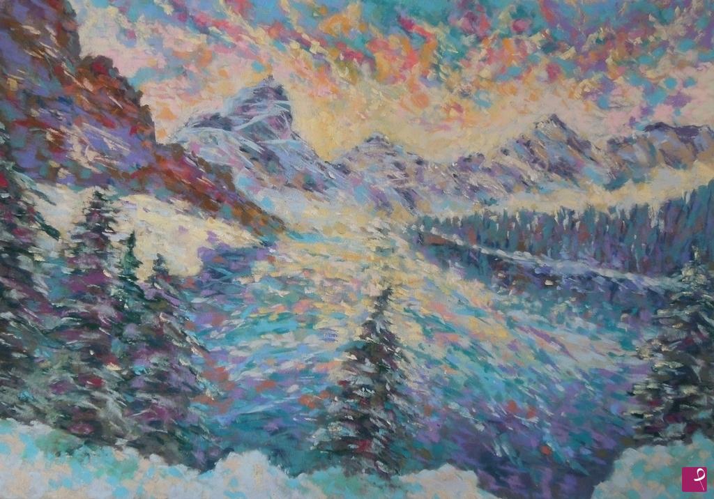 quadri in vendita online - Lago impressionista - 74