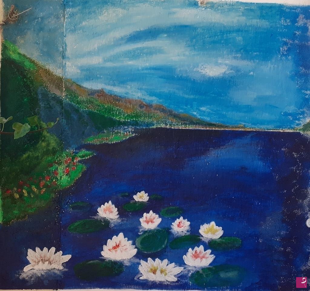 quadri in vendita online - Lago incantato 