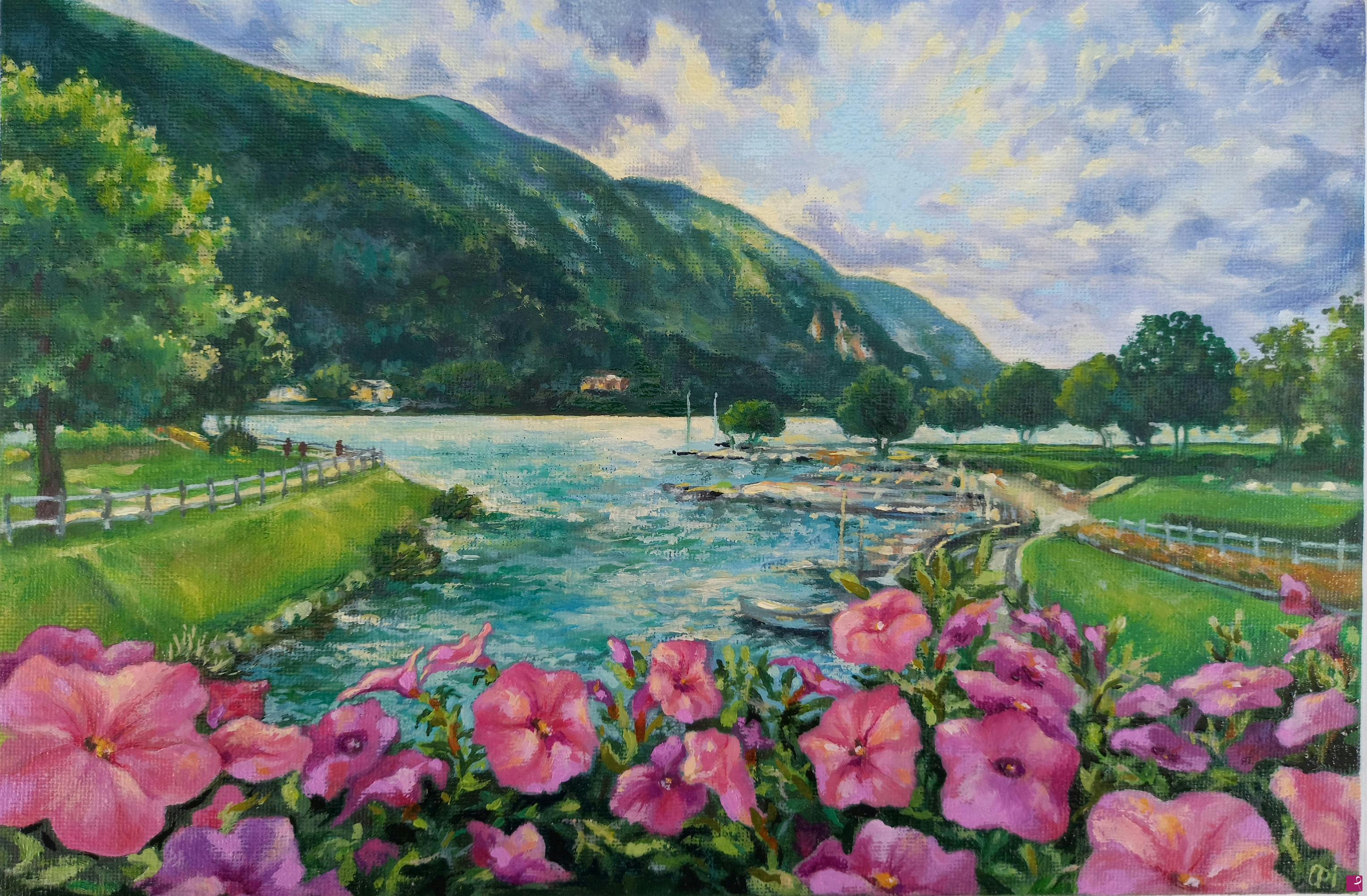 quadri in vendita online - Lago Molveno 