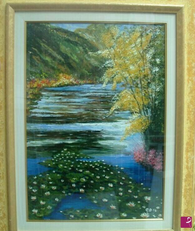 quadri in vendita online - lago monate