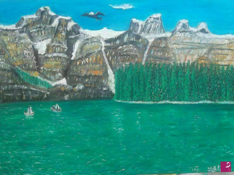 quadri in vendita online - lago moraine