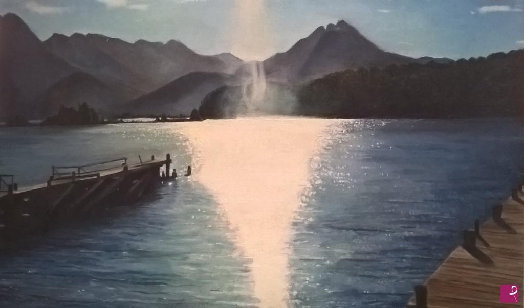 quadri in vendita online - Lago Ranco (Cile)