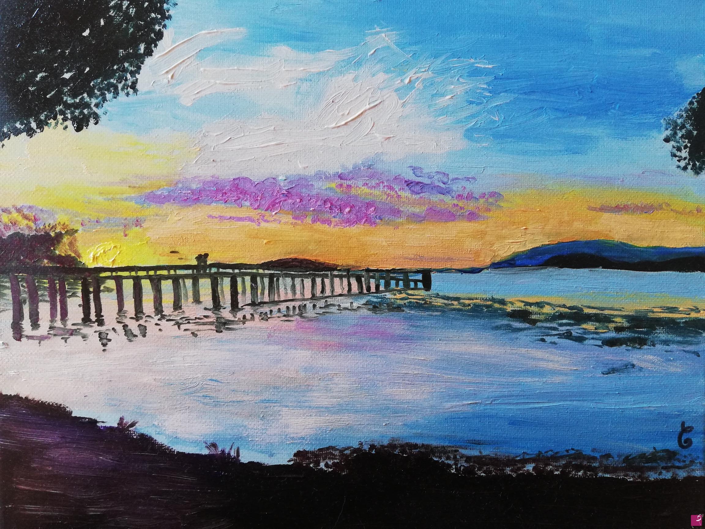 quadri in vendita online - Lago Trasimeno