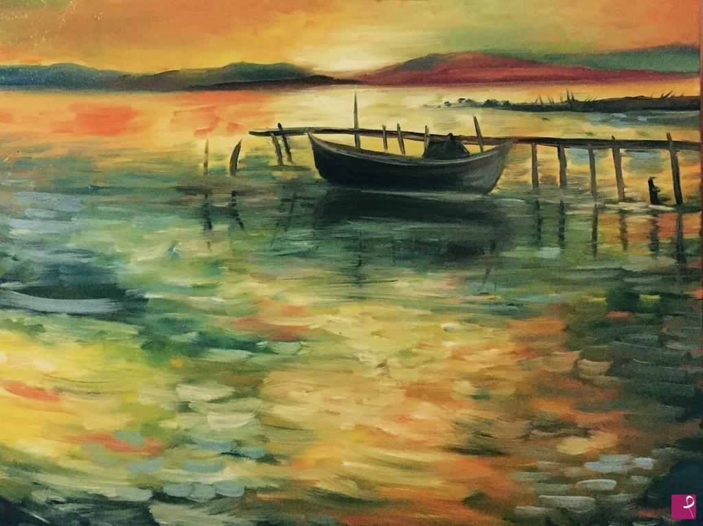 quadri in vendita online - Lago trasimeno