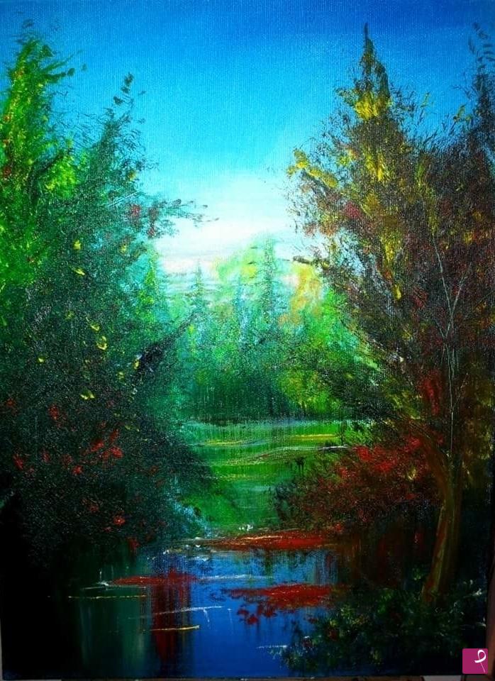 quadri in vendita online - Lake