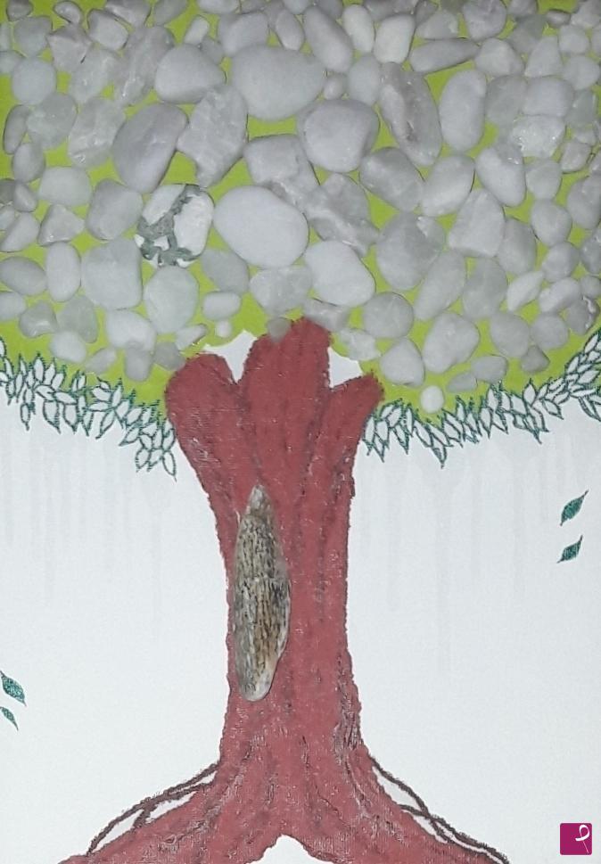 quadri in vendita online - L'ALBERO - PIETRE