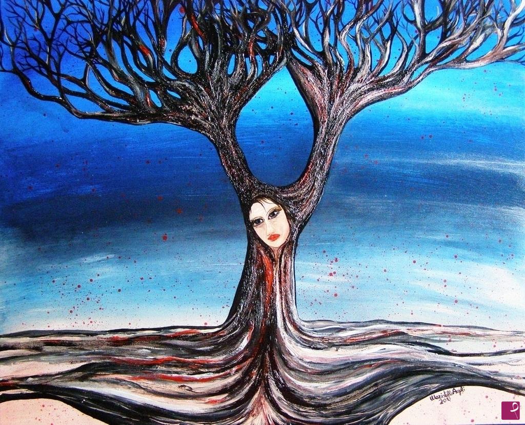 quadri in vendita online - "L'albero alchemico"
