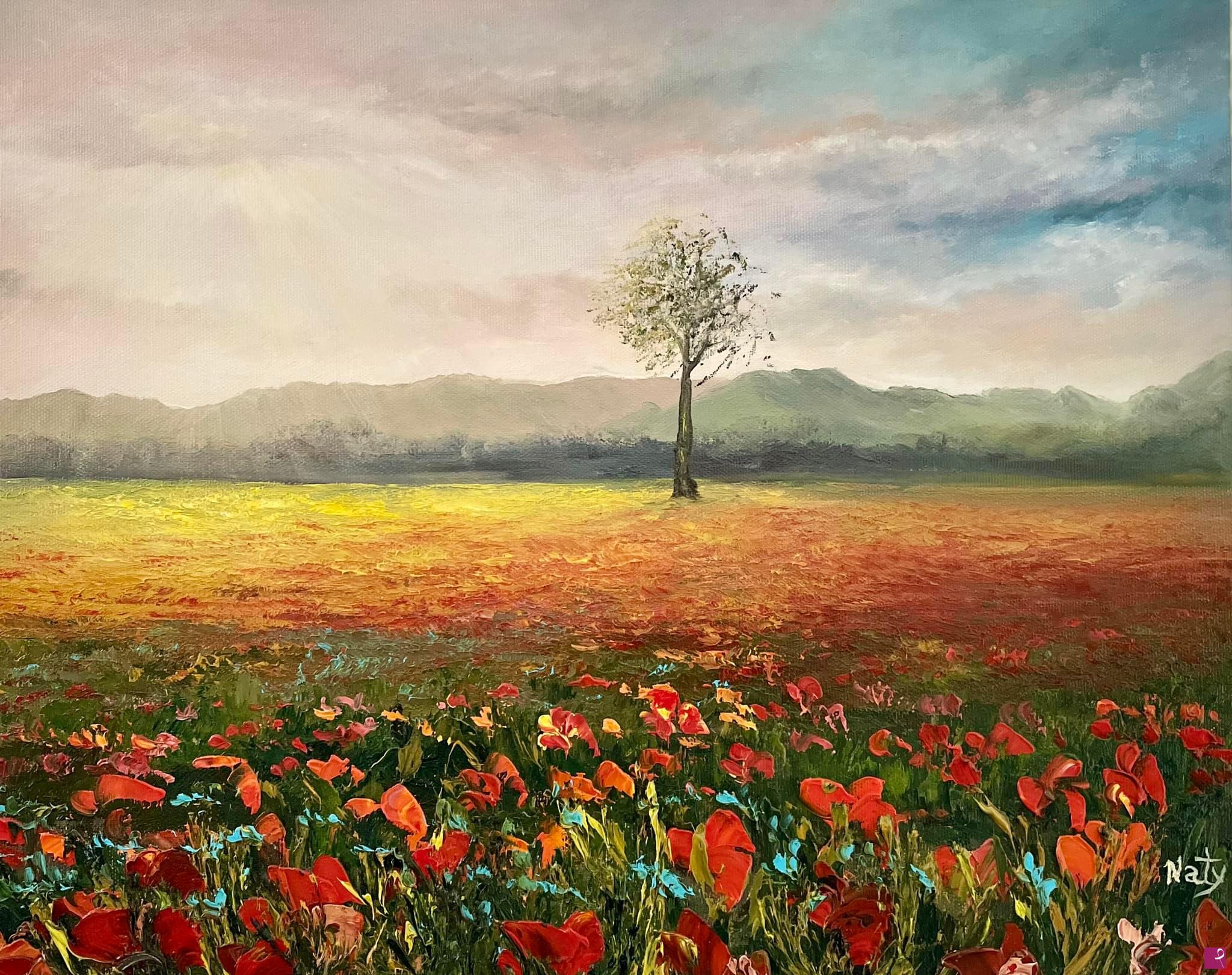 quadri in vendita online - “L’albero dei fiori” 