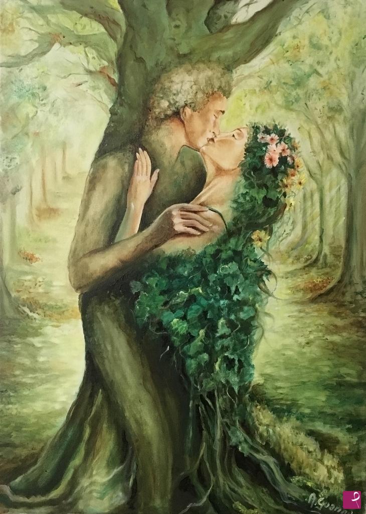 quadri in vendita online - " l'albero dell'amore"