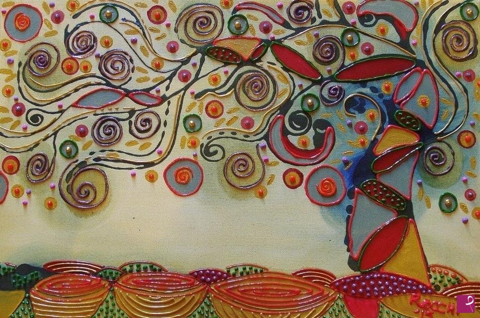 quadri in vendita online - L'ALBERO SOLE (fai pace con la tua realtà)