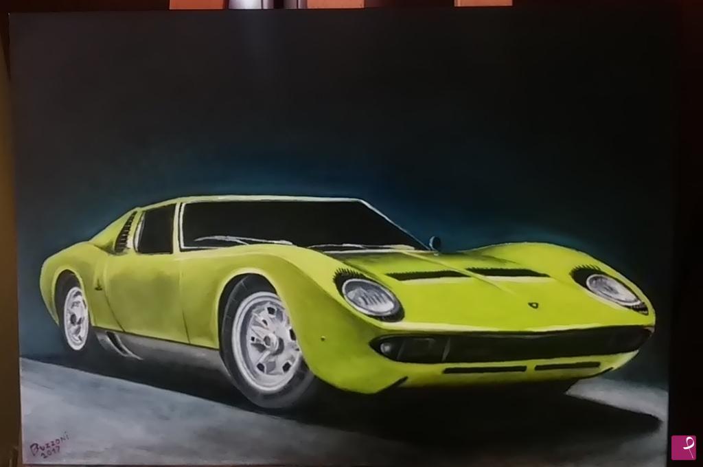 quadri in vendita online - Lamborghini miura s