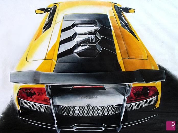 quadri in vendita online - Lamborghini passion