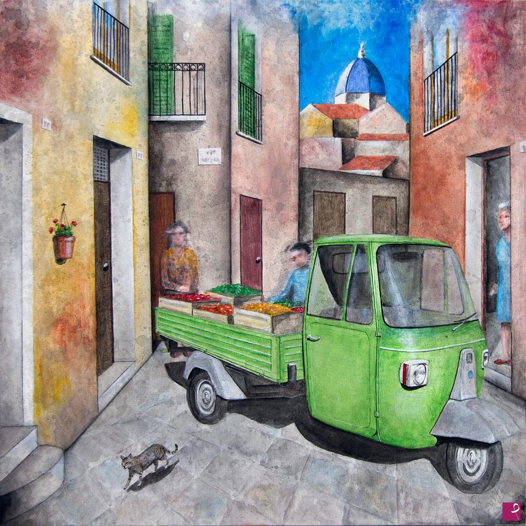 quadri in vendita online - L'ambulante