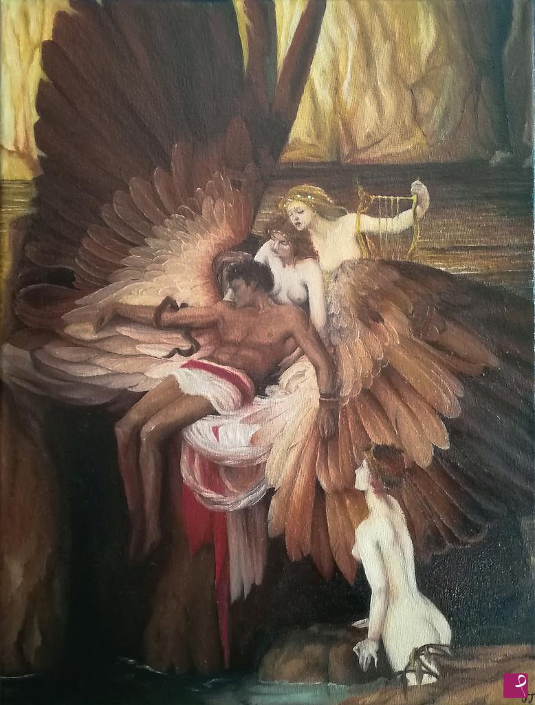 quadri in vendita online - Lament of Icarus - Herbert James Draper