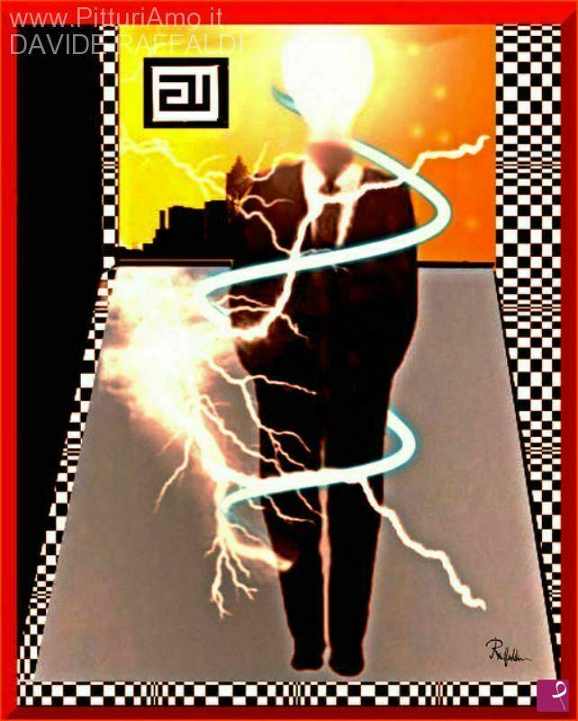 quadri in vendita online - Lamp Man