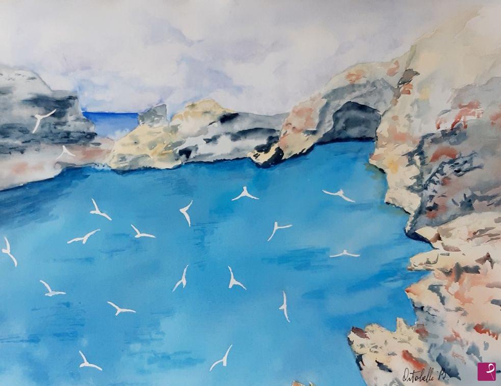 quadri in vendita online - Lampedusa Cala Madonna