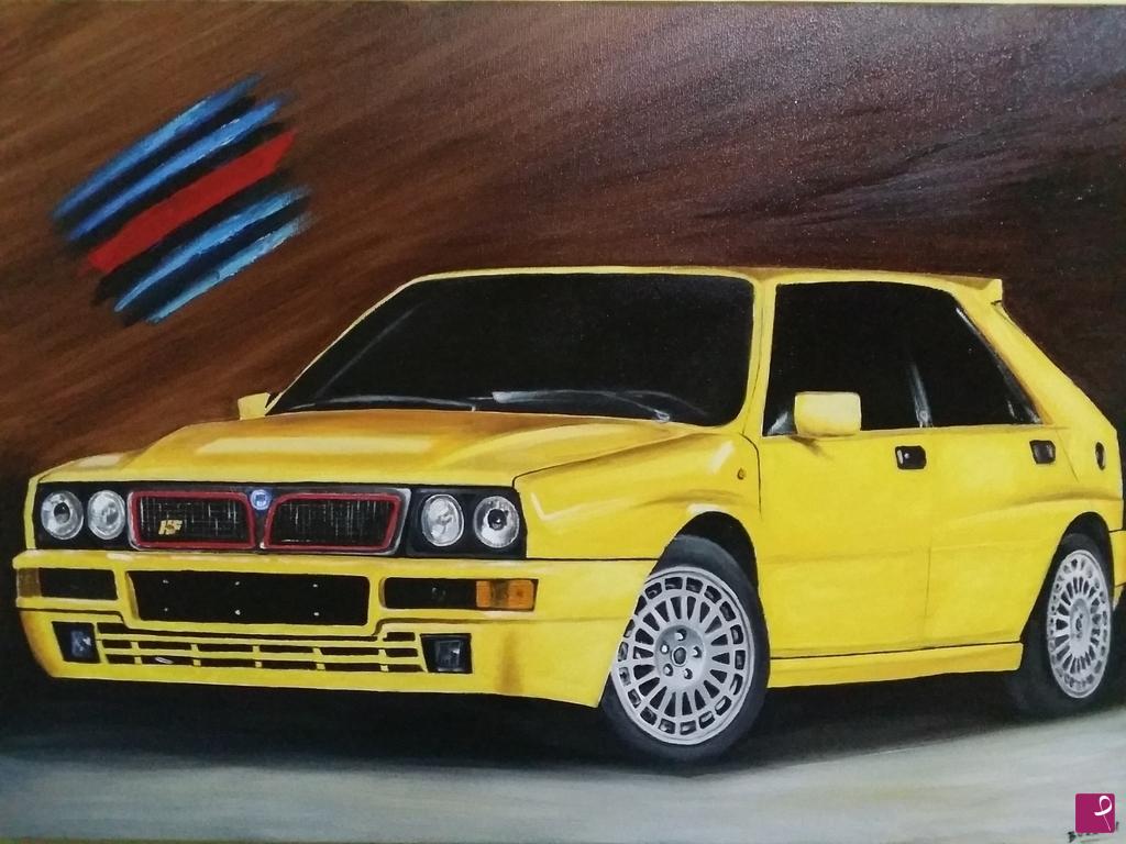 quadri in vendita online - Lancia delta hf turbo evoluzione 