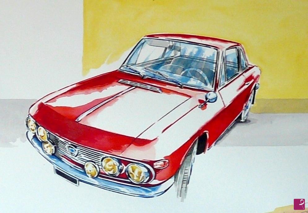 quadri in vendita online - LANCIA FULVIA COUPE' 1966