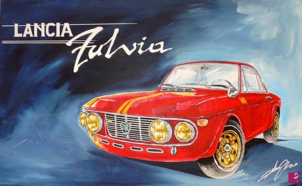 quadri in vendita online - LANCIA FULVIA COUPE' HF 1972