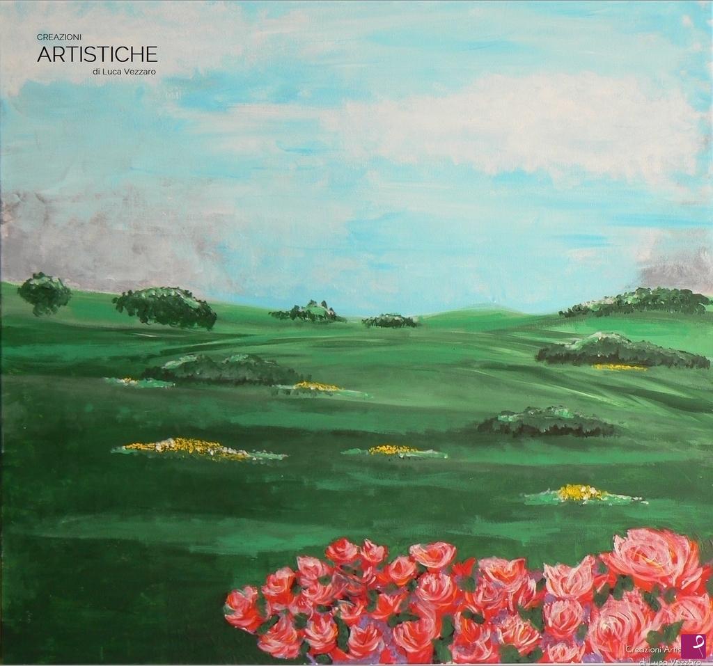 quadri in vendita online - Landscape Fiorito