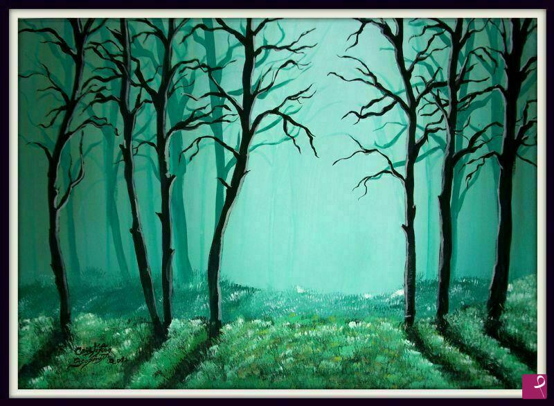 quadri in vendita online - landscape magic forest
