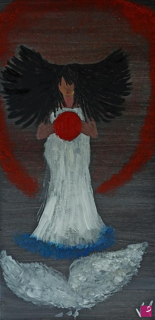 quadri in vendita online - L'Angelo Caduto