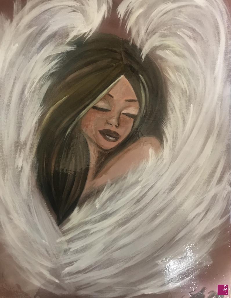 quadri in vendita online - l’angelo dei sonni sereni 