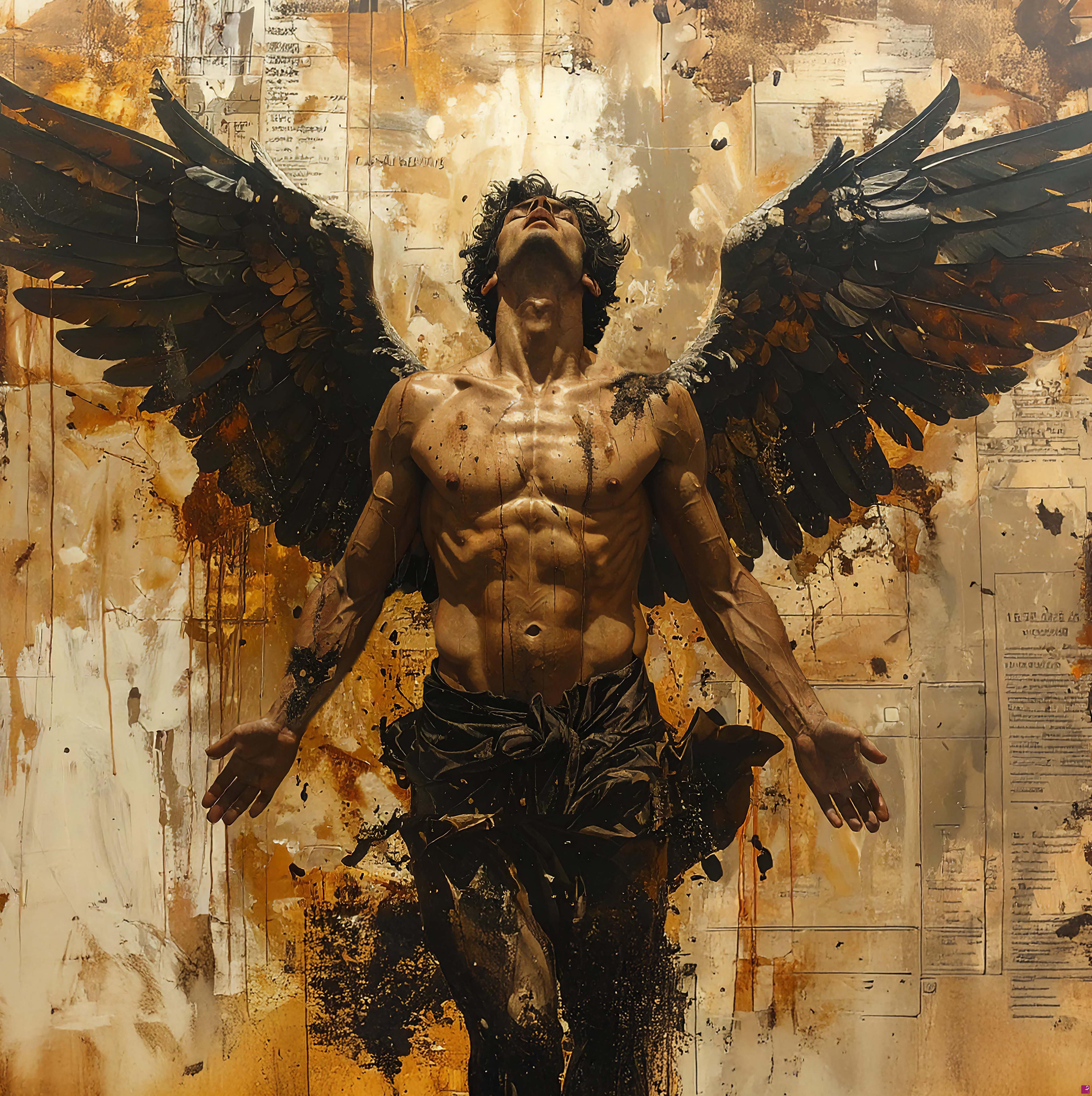 quadri in vendita online - L’Angelo della Trasformazione (Angel of Transformation)