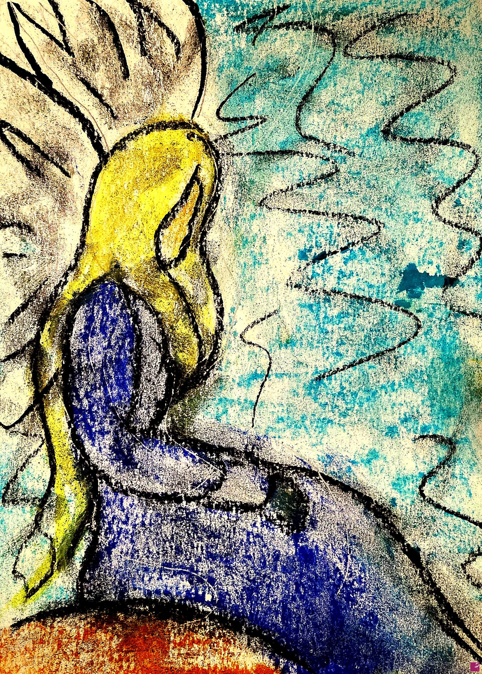 quadri in vendita online - L'Angelo e la Paura 