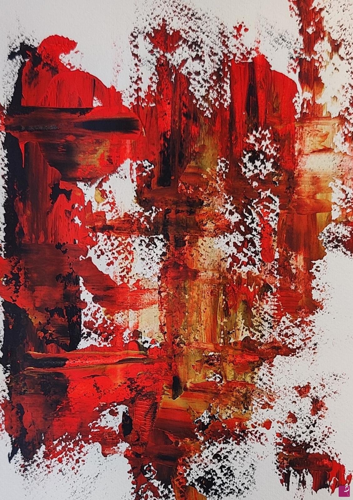 quadri in vendita online - Lanterne rosse