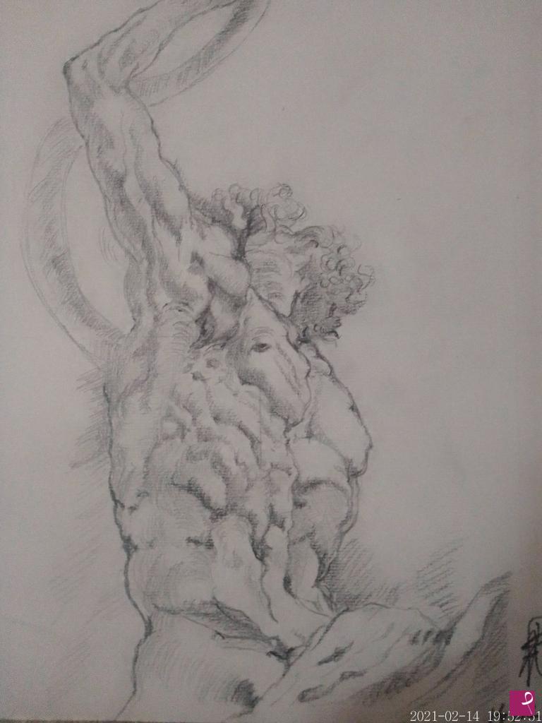 quadri in vendita online - Laocoonte (part.)