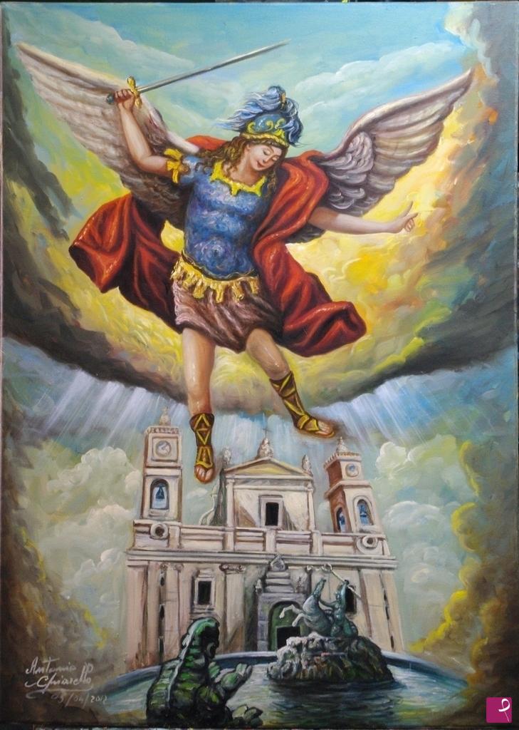 quadri in vendita online - L'ARCANGELO SAN MICHELE