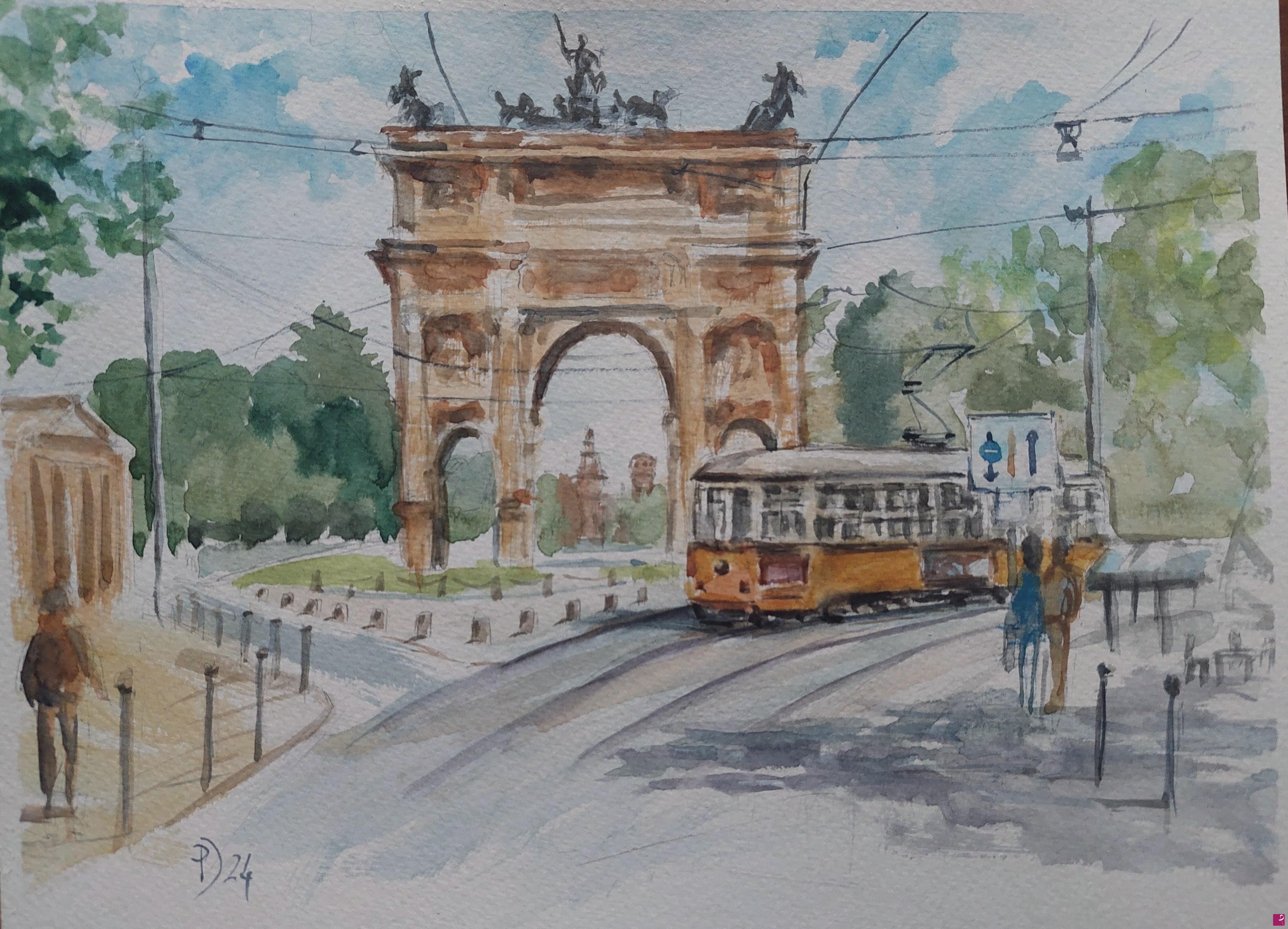 quadri in vendita online - L'Arco della Pace