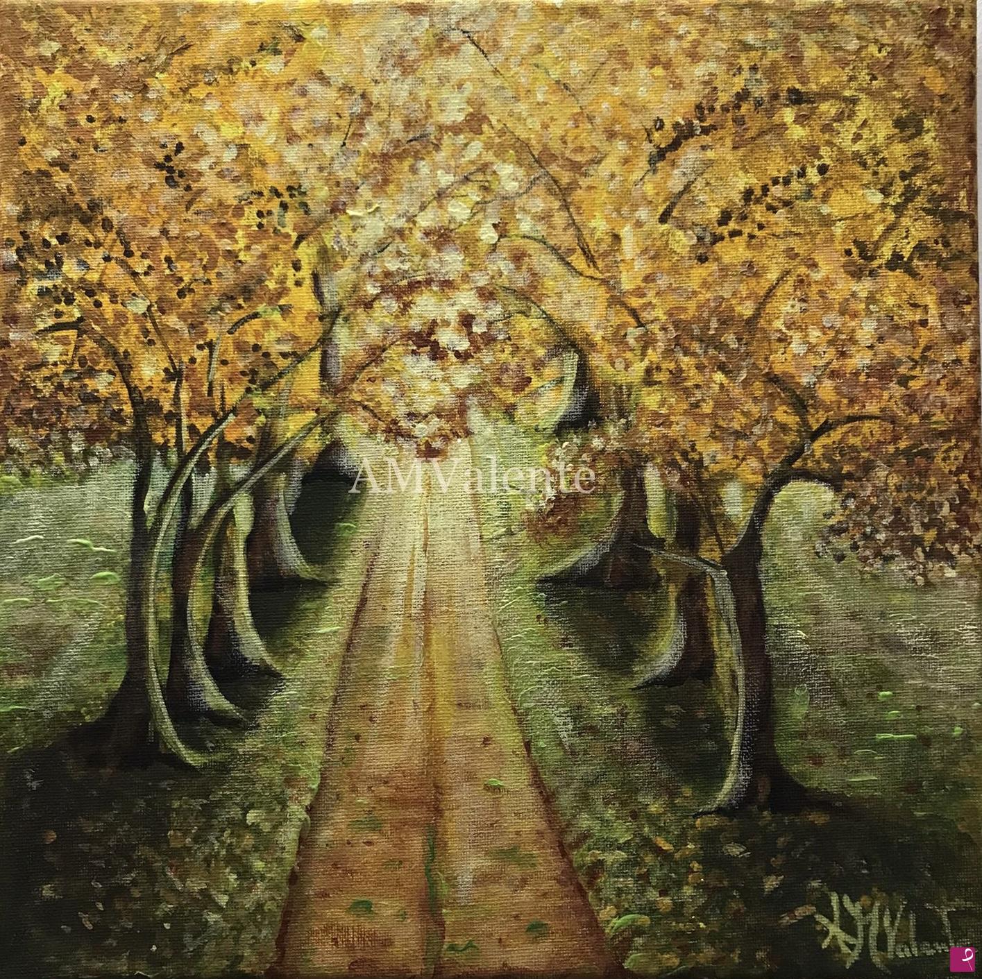 quadri in vendita online - L’arco nel bosco 
