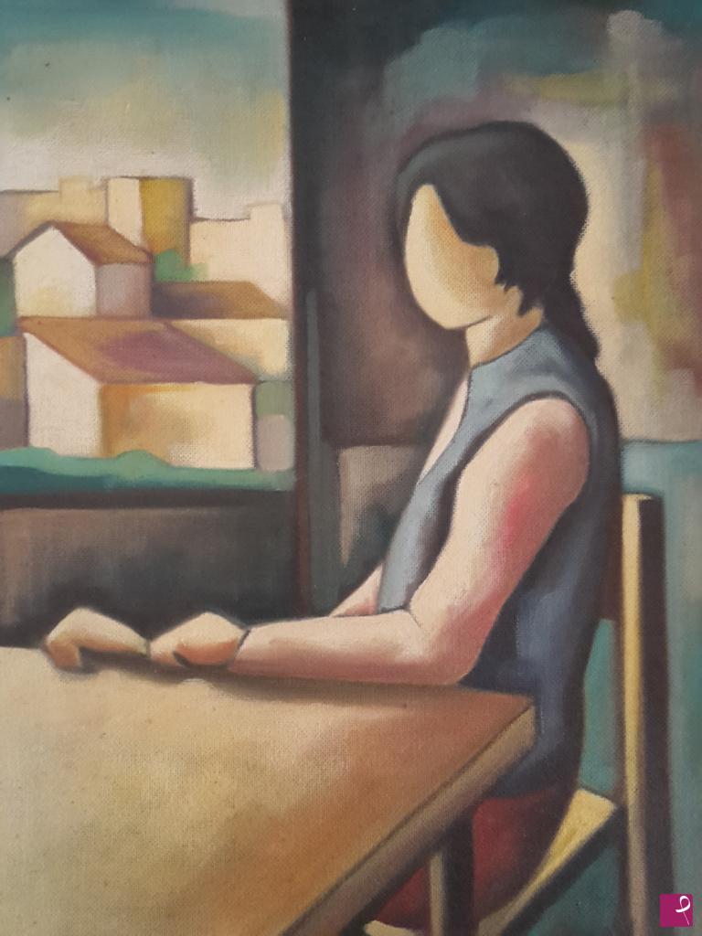 quadri in vendita online - L'attesa (1972)