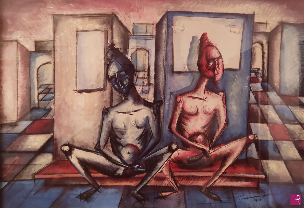 quadri in vendita online - L'Attesa-1977