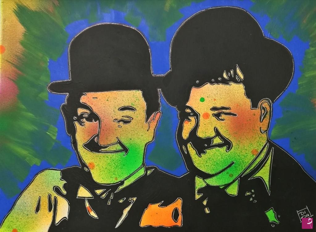 quadri in vendita online - "Laurel&Hardy"