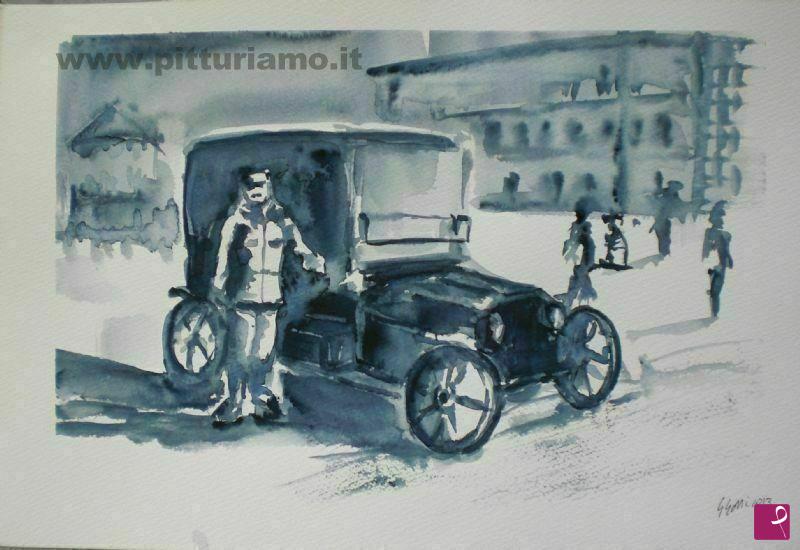 quadri in vendita online - l'autista