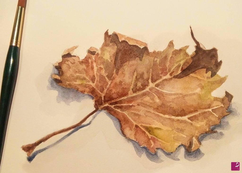 quadri in vendita online - L'AUTUNNO - FOGLIA