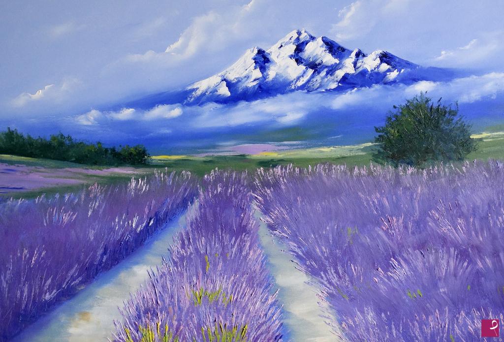 quadri in vendita online - Lavanda.