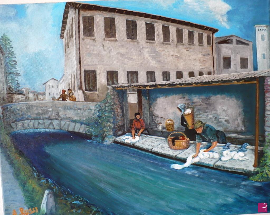 quadri in vendita online - LAVATOIO DI CIMAVILLA  (2006)
