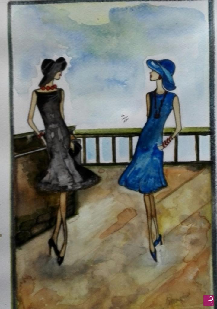 quadri in vendita online - Le amiche