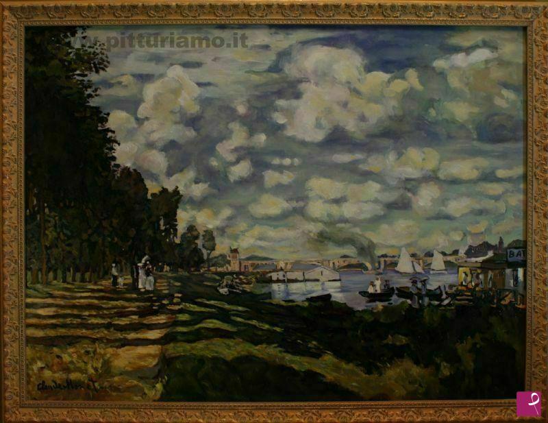 quadri in vendita online - Le bassin de l'Aregenteuil