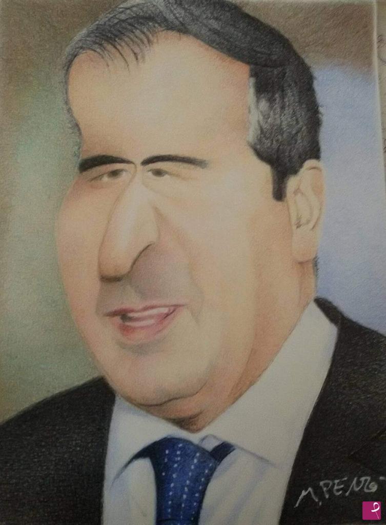 quadri in vendita online - Le caricature di Mauro penzo onorevole Maurizio Gasparri 