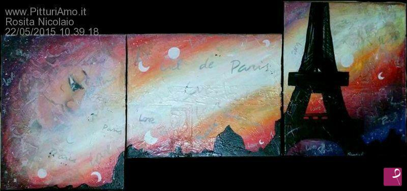 quadri in vendita online - Le ciel de Paris