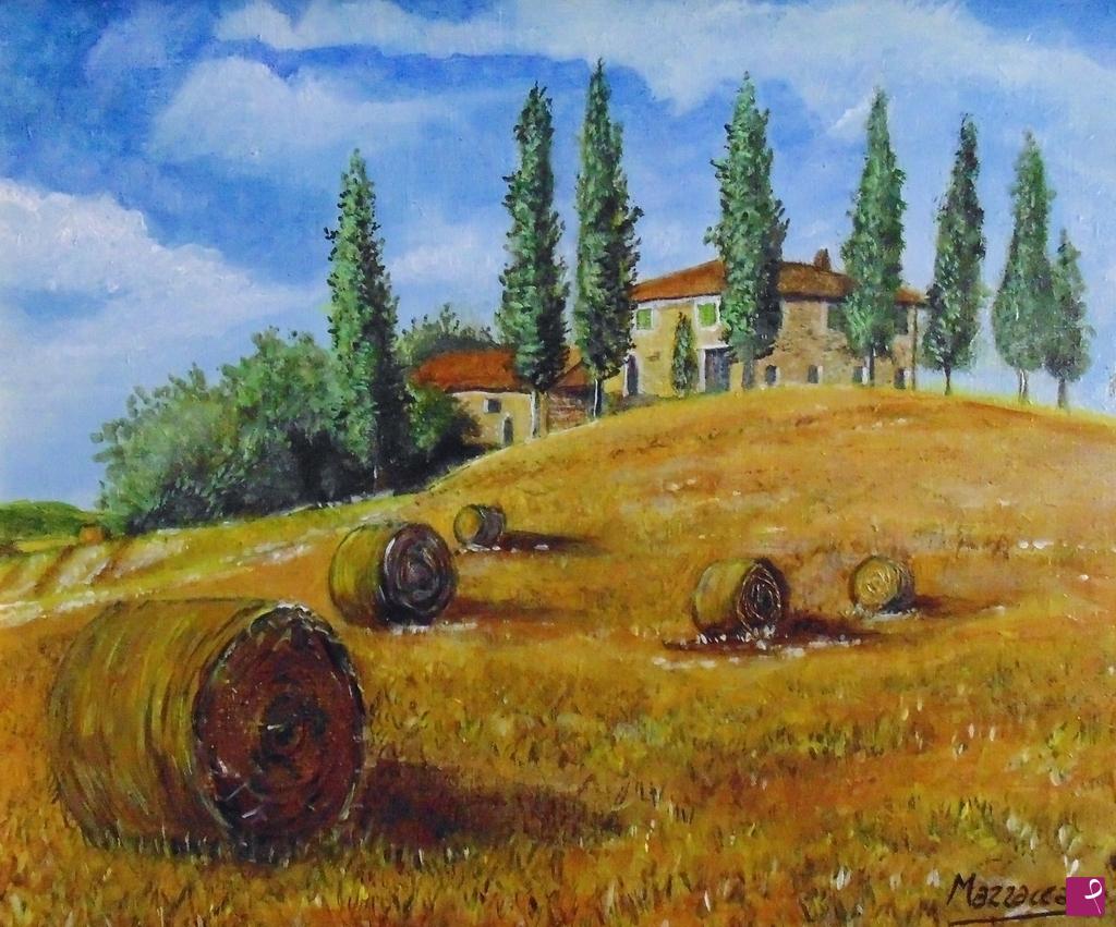 quadri in vendita online - Le colline toscane