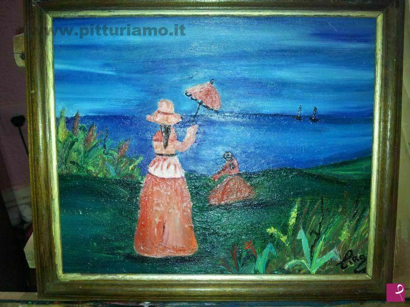 quadri in vendita online - Le dame 900