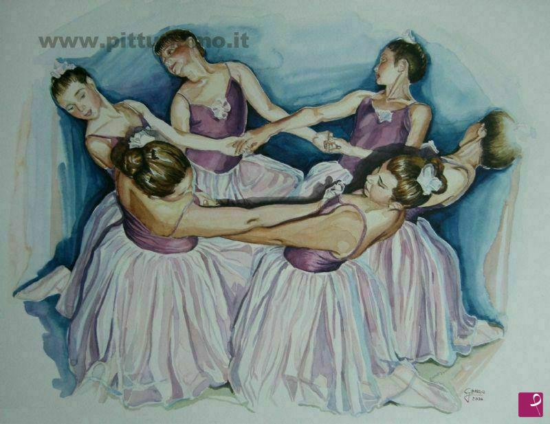 quadri in vendita online - Le Danzatrici